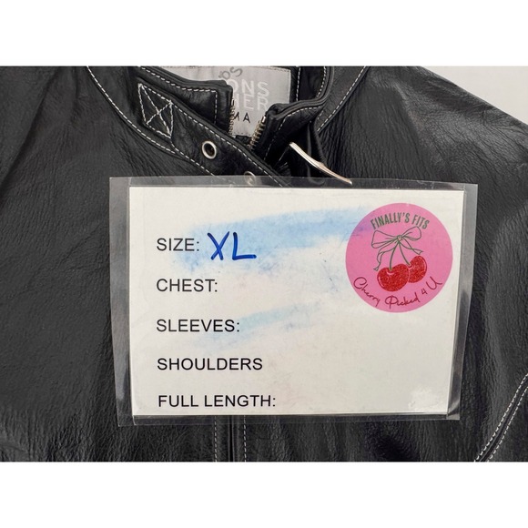 Wilsons Leather Maxima Black Moto Jacket Women's Size XL Biker Style - Picture 7 of 7